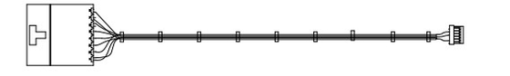 ATM-reservedelen NCR 445-0740042 6627 Alarmen voor midimisc harness