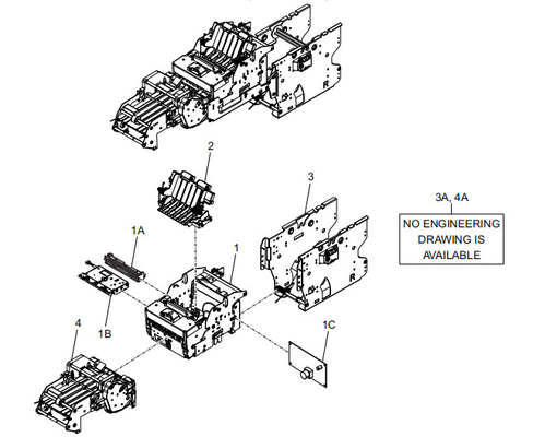 ATM reserveonderdelen STIRLING 1ST RECEIPT PRINTER (STANDARD)