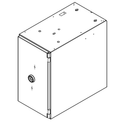 ATM-reservedelen CEN 3 ENCLOSURE 445-0761012 6623/27 CEN 3 GAS EX A2P A3E ENCLOSURE R/A GEREFT