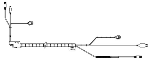 ATM-reservedelen Voortoegang Veilig Harness 445-0740043
