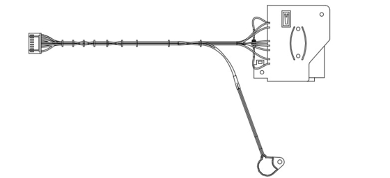ATM reserveonderdelen NCR versterkte alarmen Harness 445-0692914