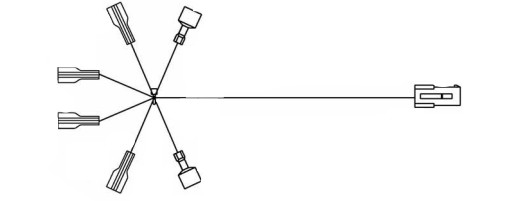 ATM-reservedelen NCR 445-0775666 Harness Interlock Adapter