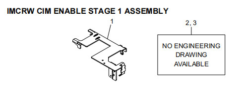 ATM reserveonderdelen NCR IMCRW CIM ENABLE FASE 1 ASSEMBLIE