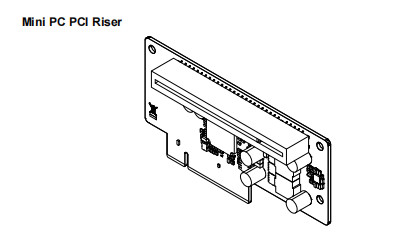 ATM-reservedelen NCR 009-0030957 MINI PC PCI RISER