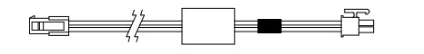 ATM-reservedelen NCR 445-0725314 MOTHERBOARD POWER CABLE-MONTAGE