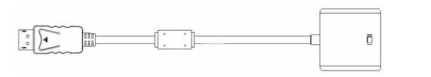 ATM reserveonderdelen 009-0031261 Display-poort naar VGA Vrouwelijke adapter