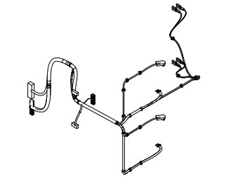 ATM reserveonderdelen 445-0733349 S2 PICK MODULE HARNESS