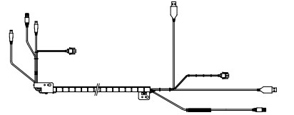 ATM-reservedelen 445-0758254 HARNESS S2 DISPENSER 6627 (SNR)