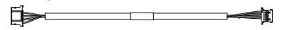 ATM reserveonderdelen 445-0755111 LVDS ZONLIGHT POWER HARNESS, 600MM