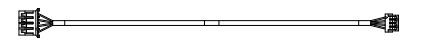 ATM-reservedelen Display Helderheidssensor Harness 445-0758820,445-0757480