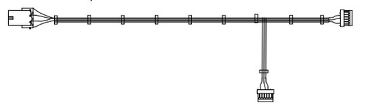 ATM reserveonderdelen NCR 445-0759870 HARNESS RIO ENABLE R/A