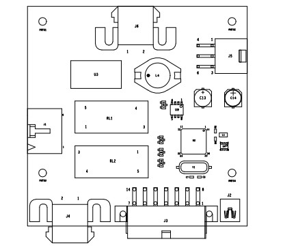 Automaten reserveonderdelen PRINTED CIRCUIT BOARDS PSU Intel met hartklop PCB-assemblage 445-0752915