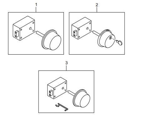 ATM-reservedelen COMBINATION LOCKS Beveiliging en beveiliging
