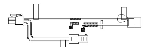 ATM Spare Parts 445-0733567 IFD2 MCRW SHORT LINKER HARNESS, 0,08M