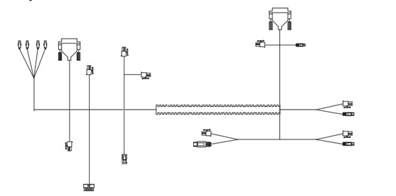 445-0752496 TRAY HARNESS ATM-machine onderdelen