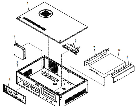 MINI PC CORE ATM-machine onderdelen