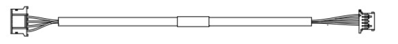 ATM-machineonderdelen 445-0743832 LVDS POWER HARNESS, 1200MM