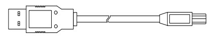 ATM-machineonderdelen 009-0021027 USB-KABEL TYPE A TO TYPE B Hoge snelheid (480MBPS) (2000MM)