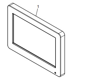 ATM-machine onderdelen COMPACT OPERATOR PANEL 445-0753129 Display - 7 inch COP