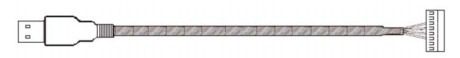 ATM-machineonderdelen 009-0026203 BIOMETRISCH USB-harnas, 1500 mm