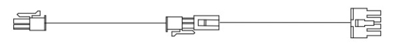 ATM-machineonderdelen 445-0754054 PSU CONTROL HARNESS WITH SPLIT, 600W
