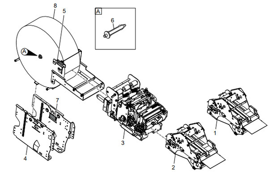 ATM-machineonderdelen RECEIPT PRINTER 009-0023827