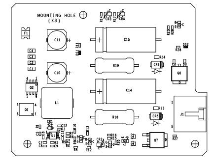 ATM-machineonderdelen 445-0736652 SPS CONTROL DAUCHTER BOARD ASSEMBLY