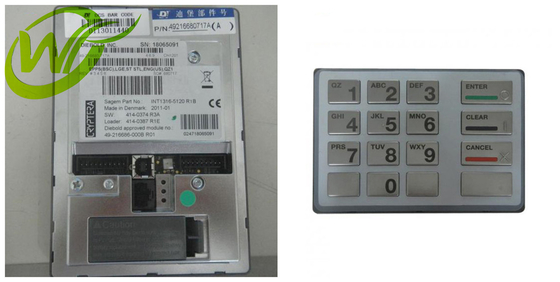 ATM-het Toetsenbord 49-216680-717A 49216680717A van Diebold EPP5 van Machinedelen